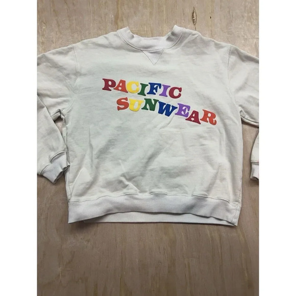 PacSun Other - PacSun Pullover Sweatshirt Adult Small Pacific Sunwear Rainbow Lettering 🌈 S